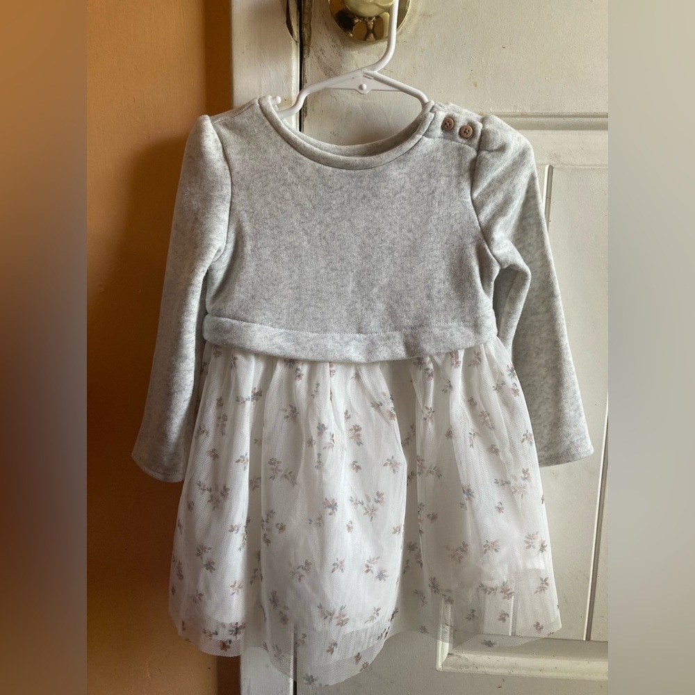 Baby bgosh sweater tulle dress